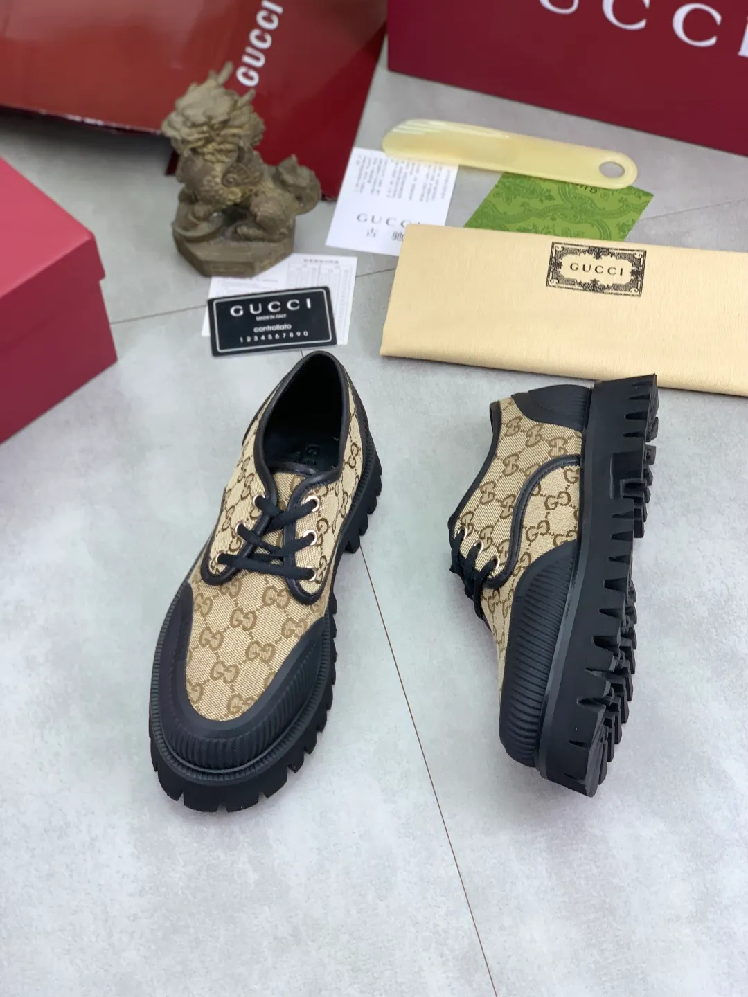 Men's Men's Shoes 💰P420 💰【New Style】 Gucci lazy slip-on couple 🧑‍🤝‍🧑 style high-top leather shoes hot selection (Gucci GUCCI) official website latest Gucci lazy 🎁 leather shoes, hot style 💥 style is simple and elegant, exclusive for trendy men. Unique official website latest brand original double G pressure Floral elements 👑 Original Gucci decoration, fashionable and elegant, fabric original calfskin with double G denim ✅ Fully imported soft sheepskin lining, official website designated wear-resistant lightweight foam business outsole, classic model taken in kind 🎬 Size: 35-46 Various colors available